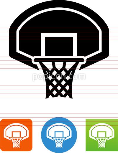 400x519 Basketball Goal Icon