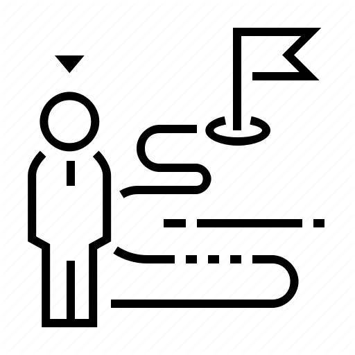 512x512 Destination, Goal, Path, Setting Icon