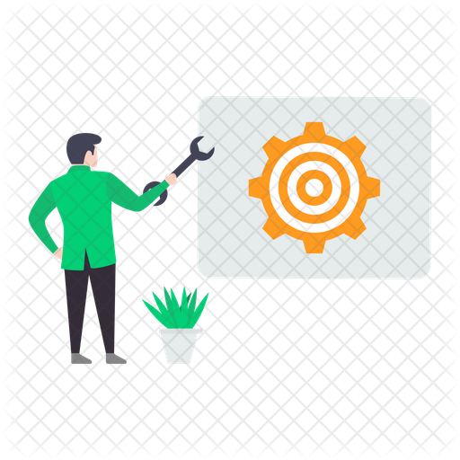 512x512 Goal Setting Icon Of Flat Style