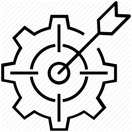 512x512 Aim, Bullseye, Cog, Goal Setting, Target Icon