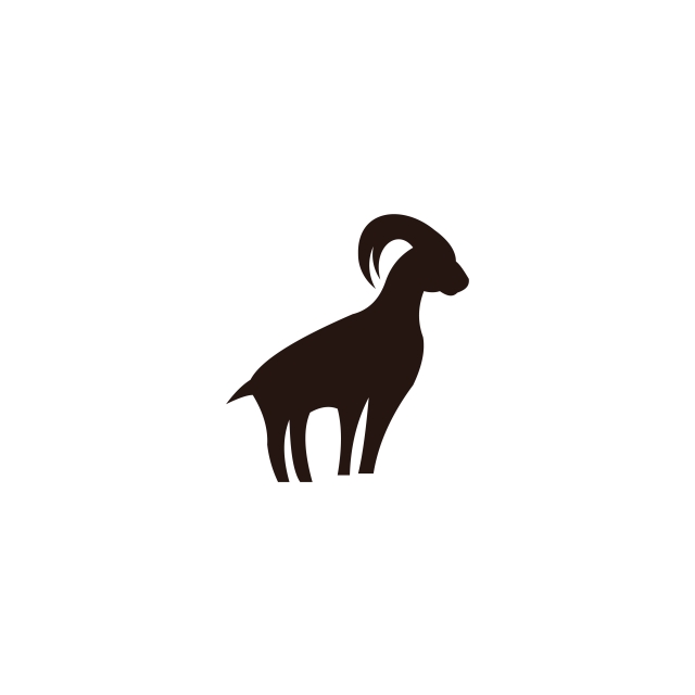 640x640 Goat Animal Farm Icon Vector Illustration Design Silhouette, Farm