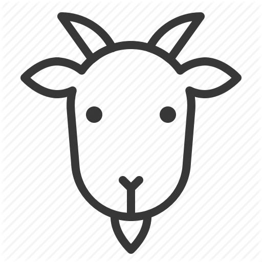 512x512 Animal, Face, Goat, Head, Wild, Zoo Icon