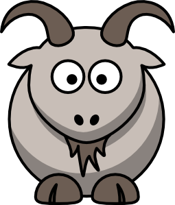 255x299 Cute Mountain Goat Icon, Png Clipart Image