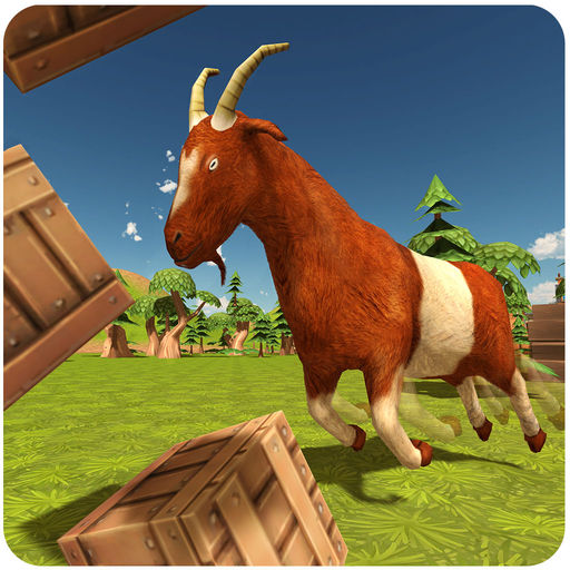 512x512 Goat Simulator A Goats Rampage In The City