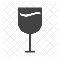 256x256 Goblet Icon Of Glyph Style