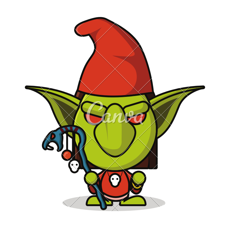 800x800 Witch Goblin Illustration Icon