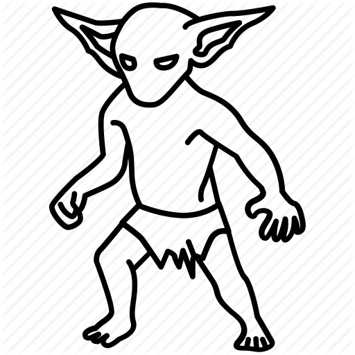 512x512 Boggart, Creature, Fantasy, Goblin, Gremlin, Imp, Troglodyte Icon