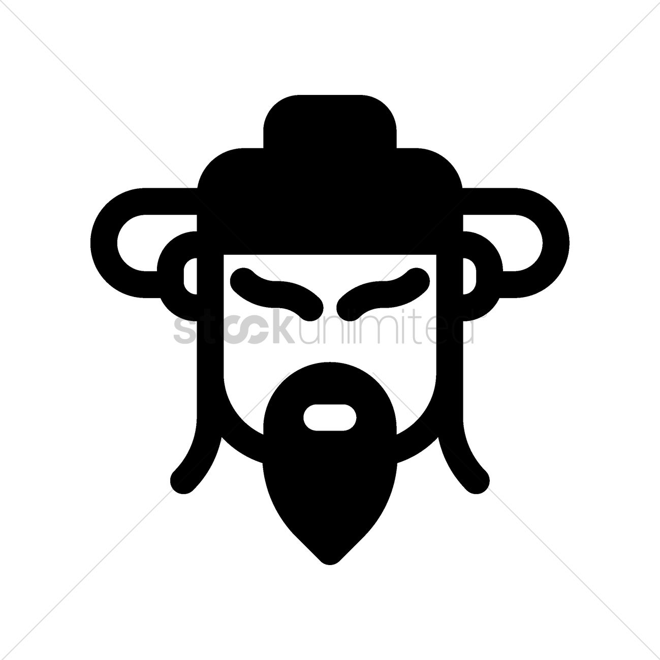 1299x1300 Chinese God Of Prosperity Icon Vector Image