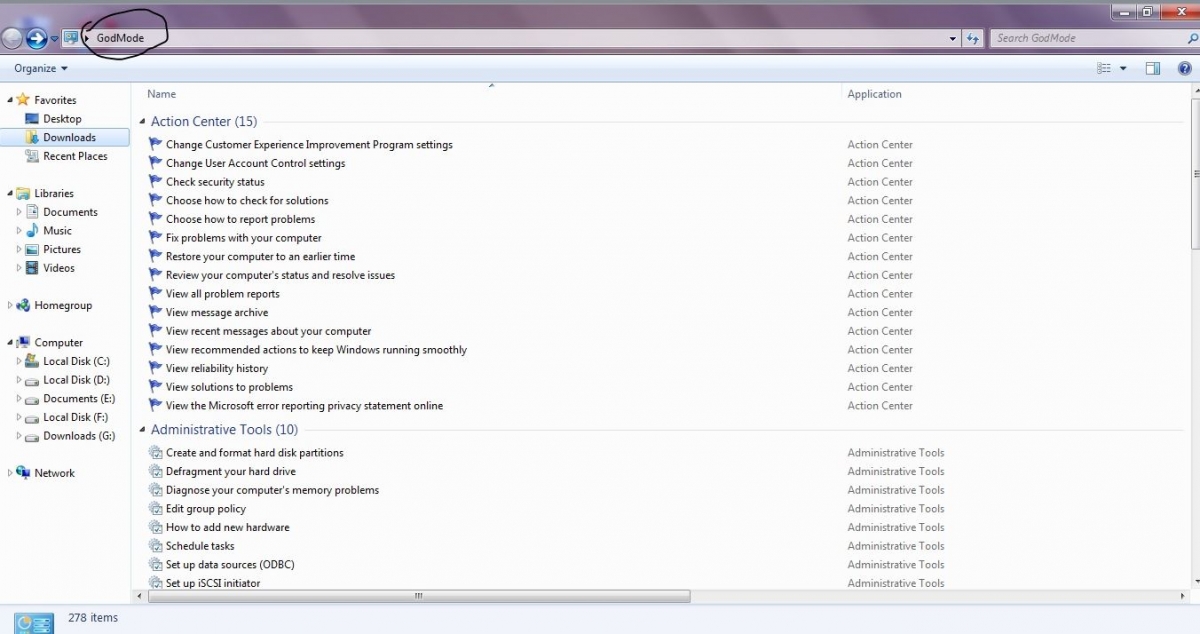1200x634 Godmode Icon On My Desktop