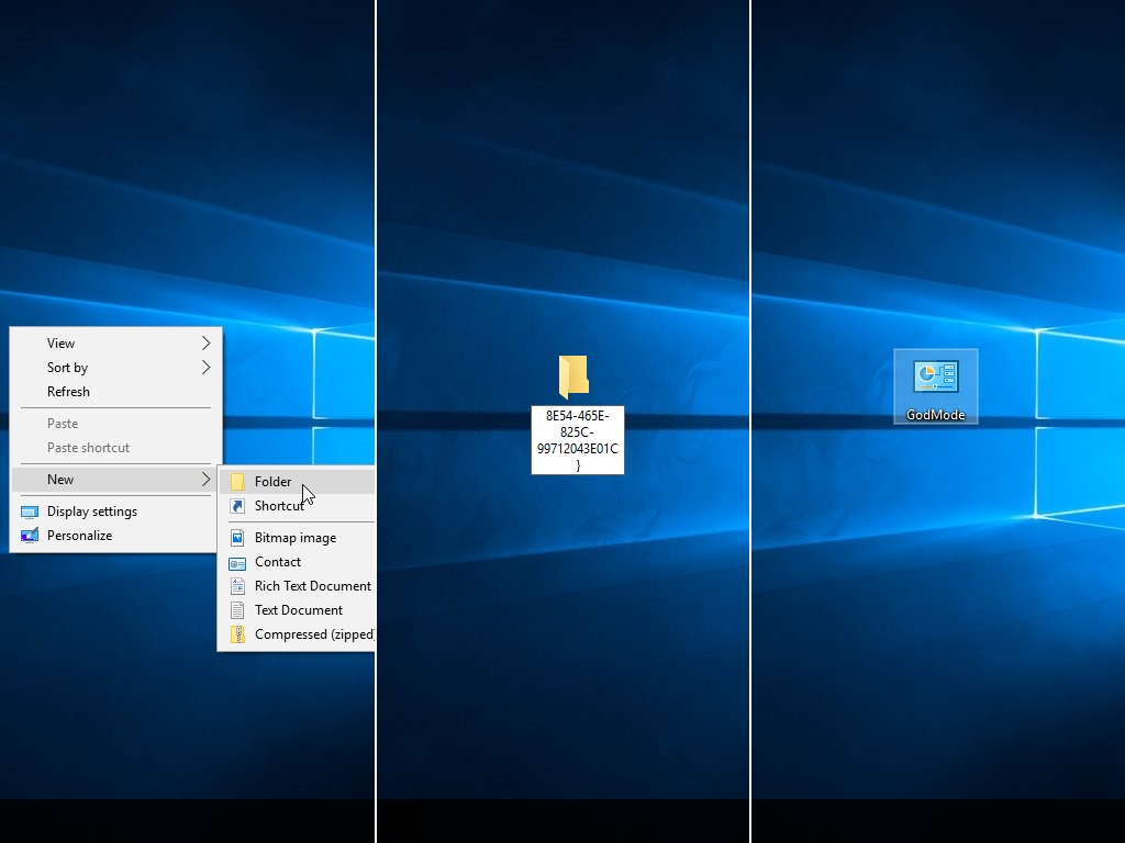 1024x768 Enable Windows Hidden God Mode