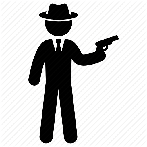 512x512 Crime, Criminal, Gangster, Godfather, Gun, Hitman Icon