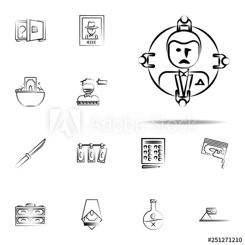 500x500 Godfather, Mafioso, Gang, Criminal Icon Mafia Icons Universal Set