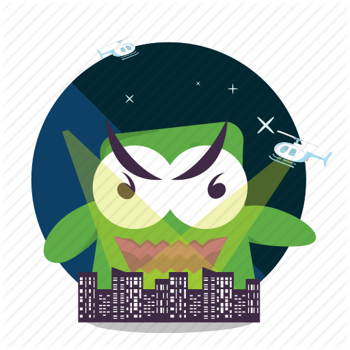 512x512 Emoji, Godzilla Icon