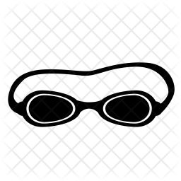 256x256 Goggles Icon Of Glyph Style