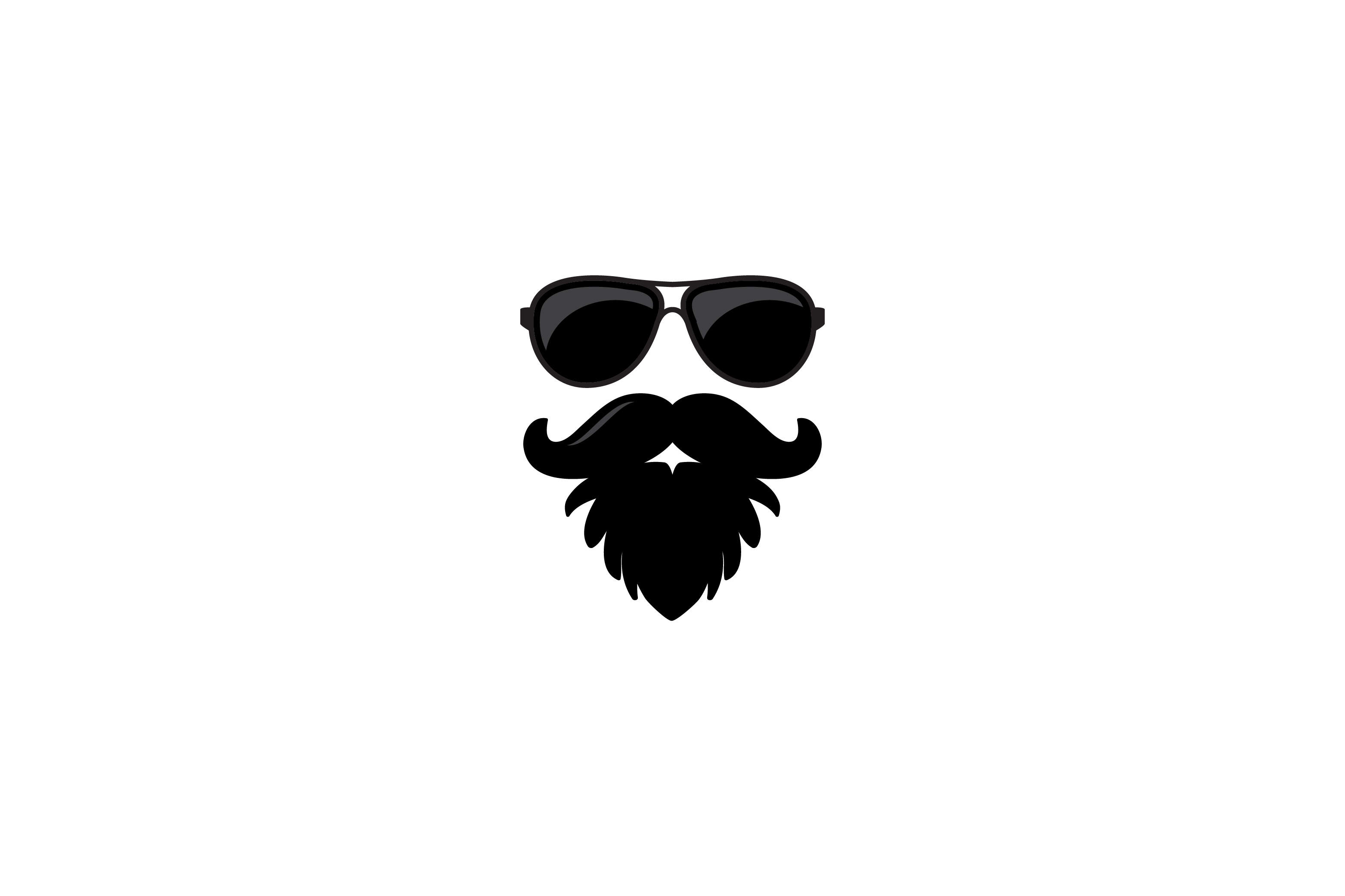 3125x2083 Mustache And Glasses Icon Graphic