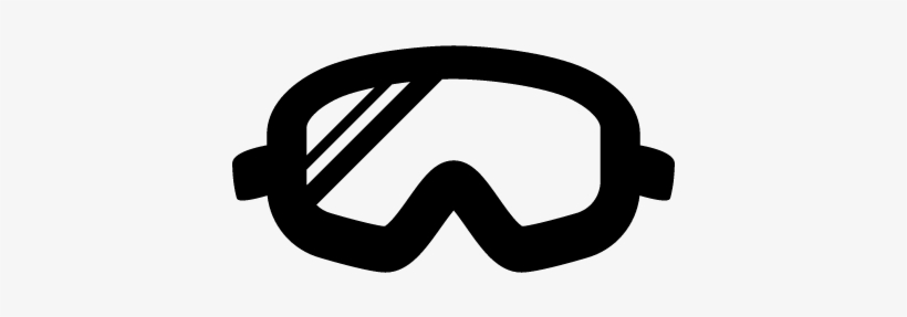 820x287 Skiing Glasses Vector