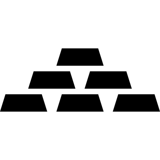 512x512 Gold Bars Stacks Icons Free Download