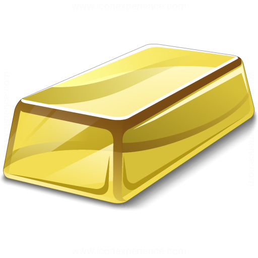 512x512 Iconexperience V Collection Gold Bar Icon