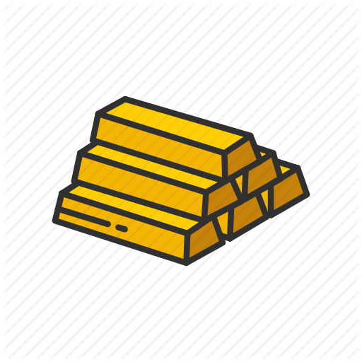 512x512 Bars Of Gold, Brick Of Gold, Gold, Gold Bar Icon