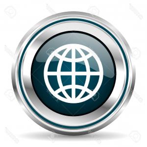 300x300 Gold Chrome Globe Ball Vector Newwaysys