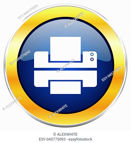 431x470 Printer Icon Gold Stock Photos And Images Age Fotostock