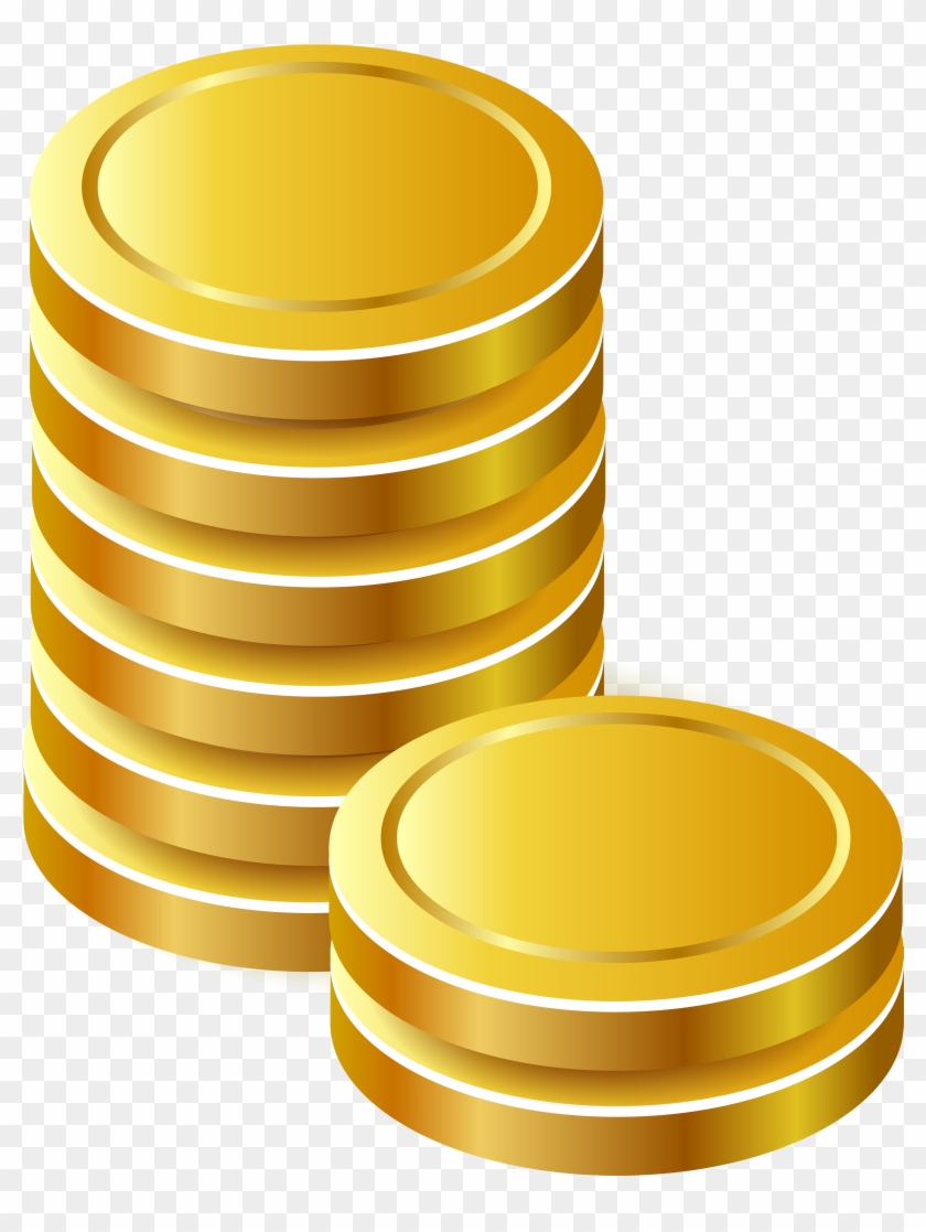 840x1117 Gold Coins Png Clipart