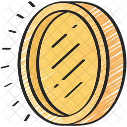 256x256 Gold Con Of Doodle Style