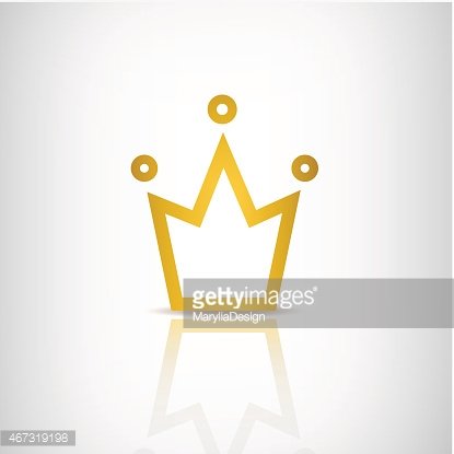 415x415 Vector Gold Crown Icon Premium Clipart
