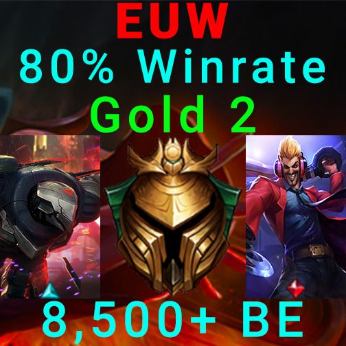 504x504 Lol Euw Gold Account League Of Legends Project Zed Primetime