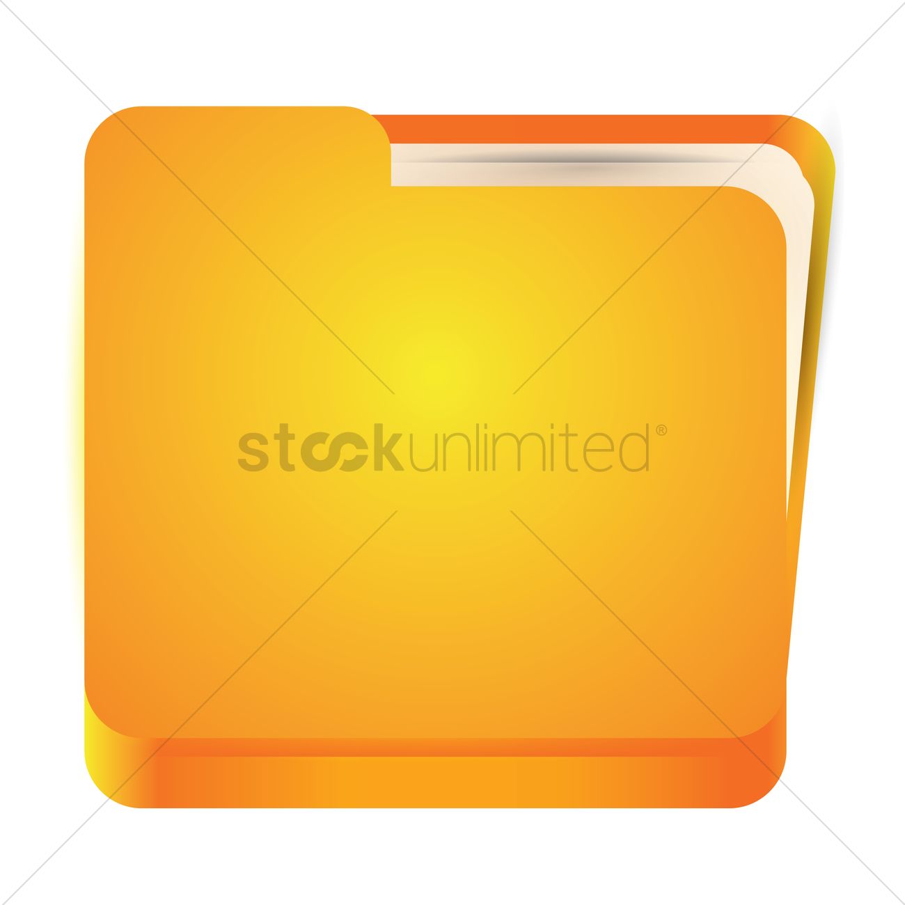 1300x1300 Folder Icon Vector Image