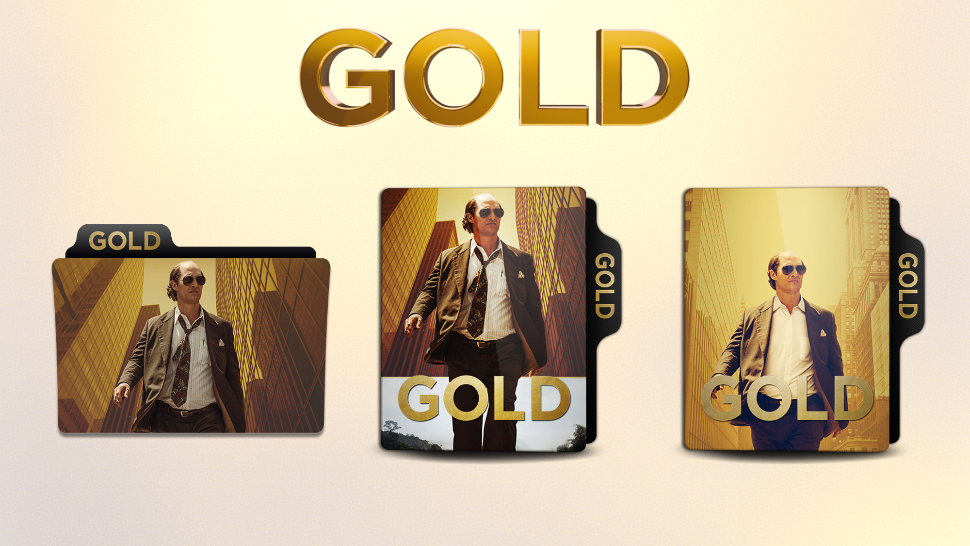 2000x1125 Gold Folder Icon