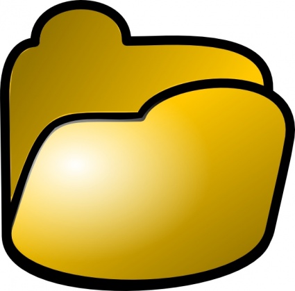 425x419 Computer Icon Folder Open Icons Gold Theme Clip Arts, Free Clipart