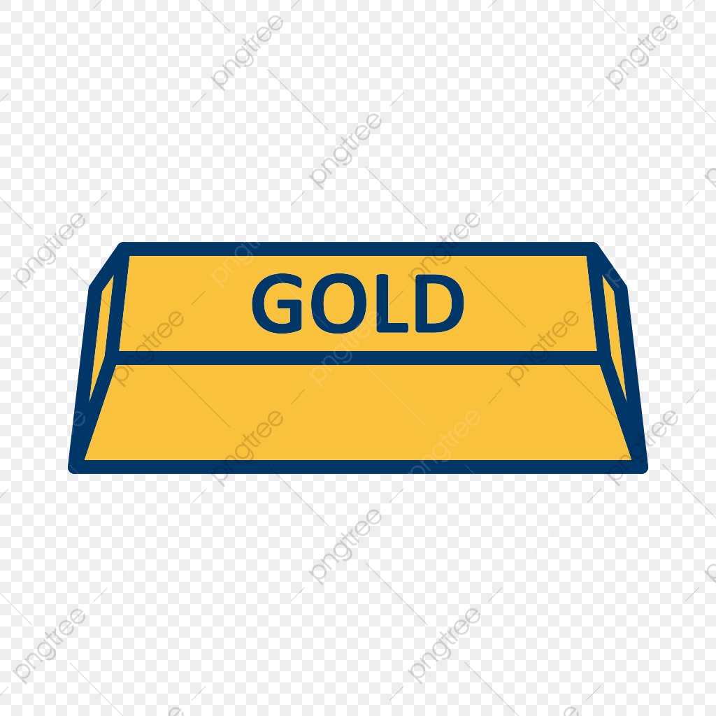 1024x1024 Gold Icon, Gold, Ingot Png And Vector With Transparent Background