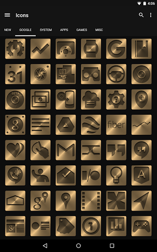 320x512 Gold Icon Pack Latest Version Apk