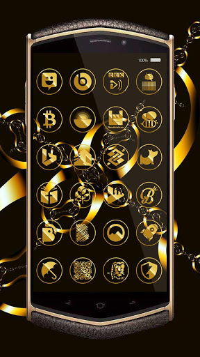 288x512 Luxury Gold Icon Pack Apk