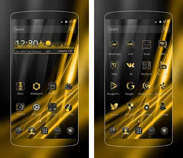 358x310 Luxury X Icon Pack Apk Download Latest Version Luxury Gold