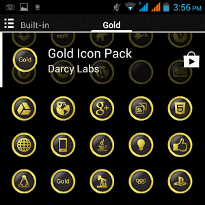 300x300 New Gold Icon Pack Free Apk