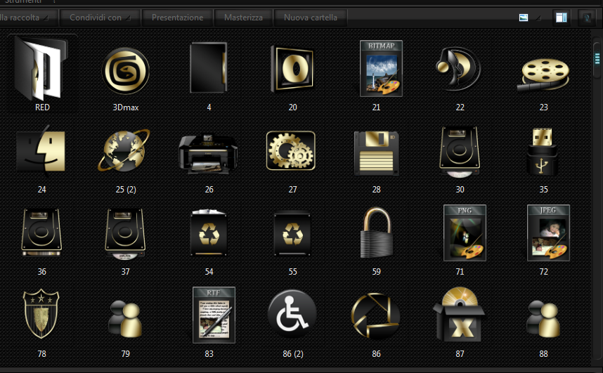 858x531 Black And Gold Icon Pack Masterpiece Icon In Icon Pack