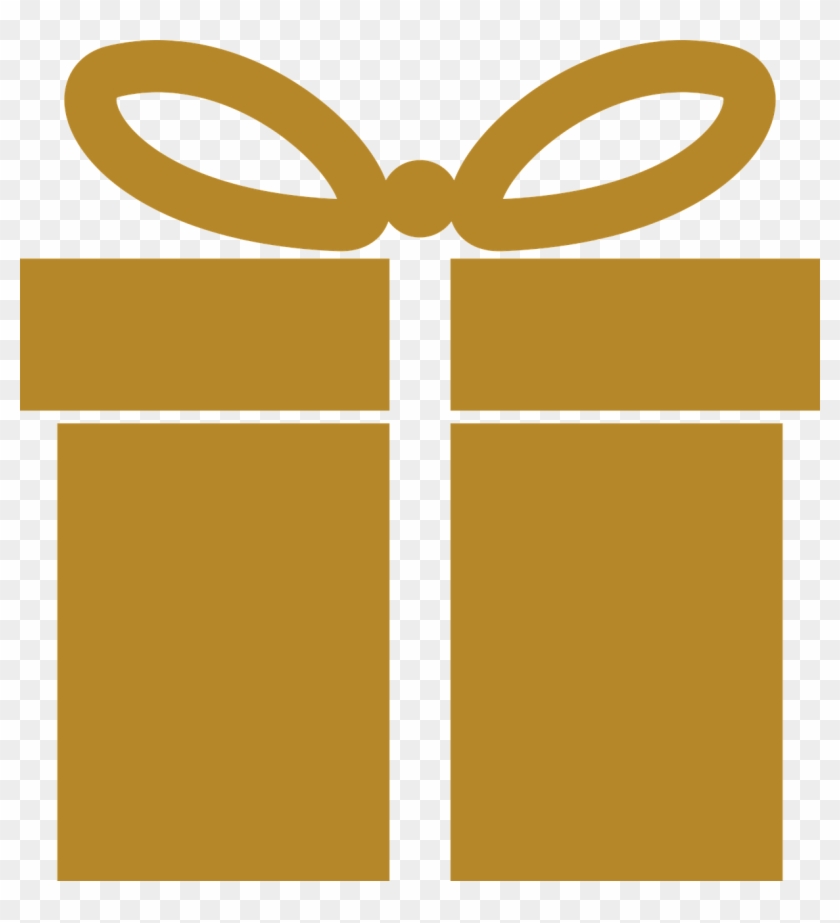 840x923 Gold, Icon, Present, Gift, Wrapped, Christmas, Holiday