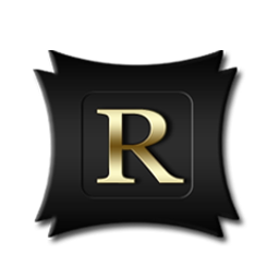 256x256 Rocketdock Gold Icon Download Black And Gold Icons Iconspedia