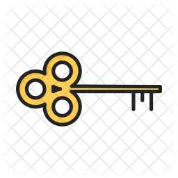 Key Icon Of Colored Outline Style 256x256 Key Icon Of Colored Outline Style