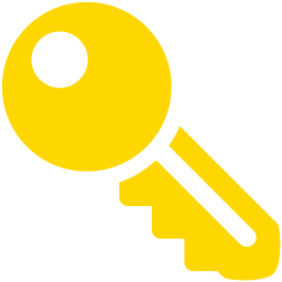 Free Gold Key Icon 256x256 Free Gold Key Icon