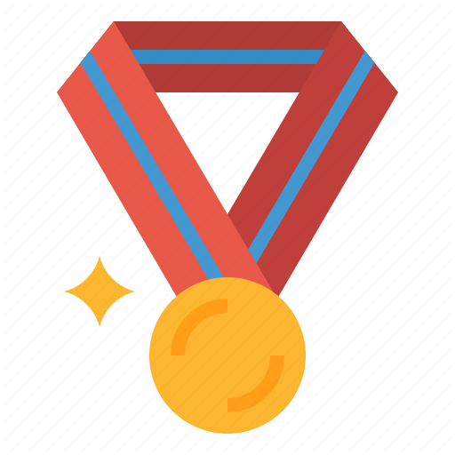 512x512 Gold, Medal, Running, Success, Winner Icon