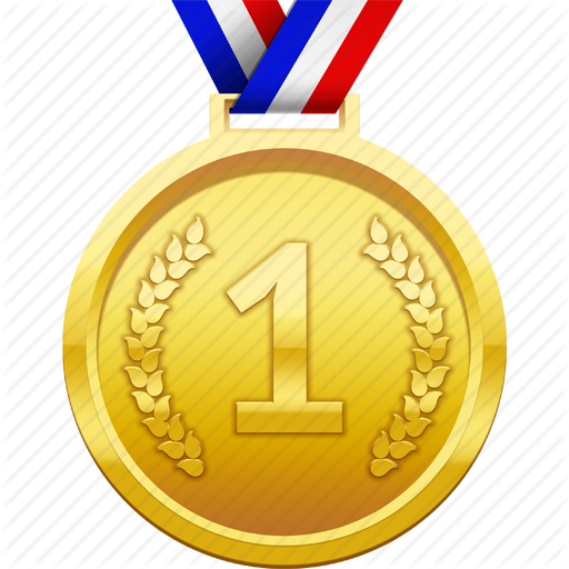 512x512 Award, First Place, Gold, Medal, Prize, Winner Icon