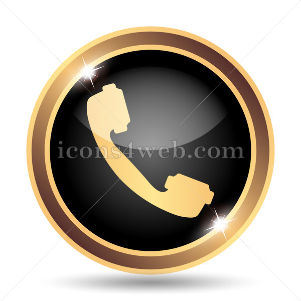 600x600 Phone Gold Icon