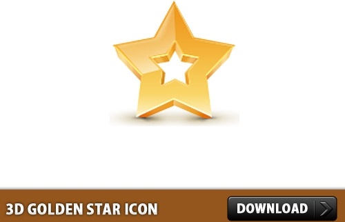 500x322 Golden Star Icon Free In Photoshop