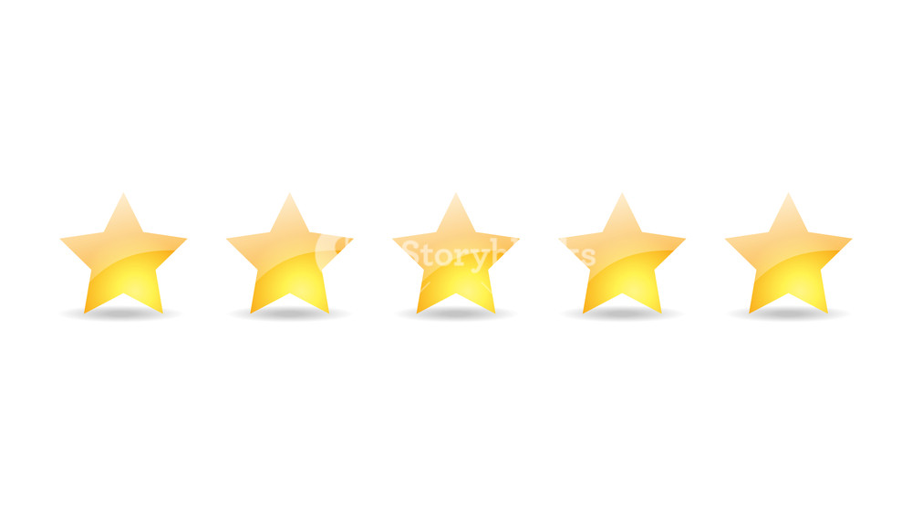 1000x563 Gold Star Icon Reward Royalty Free Stock Image
