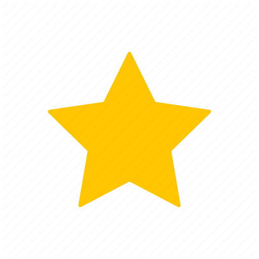 512x512 Best, Favorite, Gold Star, Star Icon