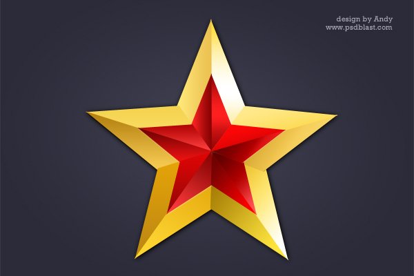 600x400 Free Golden Star Icon Files, Vectors Graphics