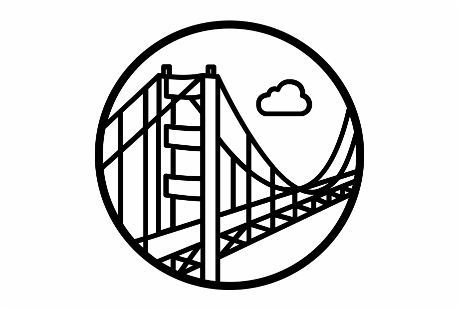 920x621 Golden Gate Bridge Rubber Stamp